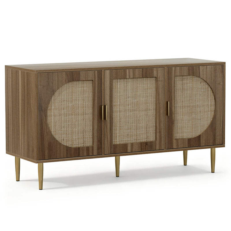 Artiss Buffet Sideboard 3 Doors White Storage Cabinet