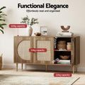 Artiss Buffet Sideboard 3 Doors White Storage Cabinet