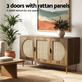 Artiss Buffet Sideboard 3 Doors White Storage Cabinet