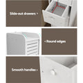 Artiss Toilet Storage Cabinet Slim Corner Tallboy Cupboard Laundry