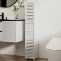Artiss Toilet Storage Cabinet Slim Corner Tallboy Cupboard Laundry