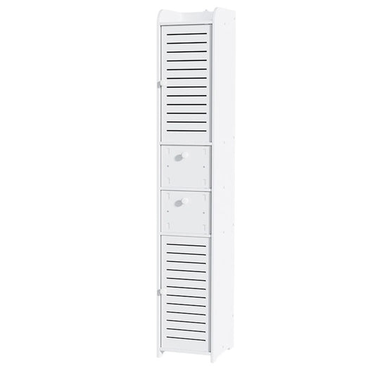 Artiss 2X Bathroom Toilet Storage Cabinet Laundry Tallboy Cupboard