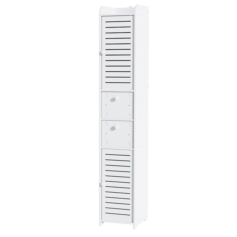 Artiss 2X Bathroom Toilet Storage Cabinet Laundry Tallboy Cupboard