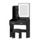 Artiss Dressing Table With Stool LED Mirror Black