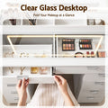 Artiss Dressing Table Makeup Vanity Desk Large LED Mirror 10 Drawers Power Outlet Hair Dryer Holder Hook White