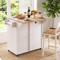 Artiss Kitchen Island Trolley Rolling Serving Cart Storage Drawer Cabinet 100cm