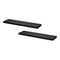 Artiss Floating Wall Shelf Set of 2 Black 90cm