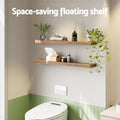 Artiss Floating Wall Shelf Set 2 Wood 90cm