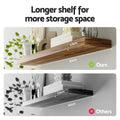 Artiss Floating Wall Shelf Set 2 Wood 90cm