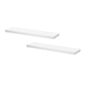 Artiss Floating Wall Shelf 90cm Set of 2 White