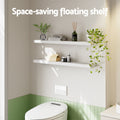 Artiss Floating Wall Shelf 90cm Set of 2 White