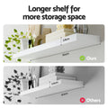 Artiss Floating Wall Shelf 90cm Set of 2 White