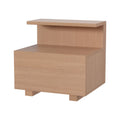 Artiss Bedside Table 1 Drawer Pine Wood Nightstand