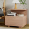 Artiss Bedside Table 1 Drawer Pine Wood Nightstand