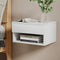 Artiss Floating Bedside Table Drawer White