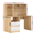 Artiss Computer Desk with Bookshelf and Drawer Study Table