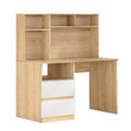 Artiss Computer Desk with Bookshelf and Drawer Study Table