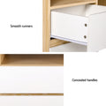 Artiss Computer Desk with Bookshelf and Drawer Study Table