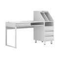 Artiss Computer Desk with Drawer Bookshelf Office Study Table
