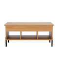 Artiss Lift Top Coffee Table Oak Storage