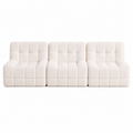 Artiss Set of 3 Sofa Modular Boneless Couches No Assembly White