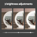 Artiss Dressing Table LED Mirror Pine Stool Set