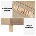Artiss Dressing Table LED Mirror Pine Stool Set