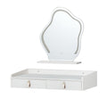 Artiss Floating Dressing Table LED White Vanity Mirror