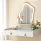 Artiss Floating Dressing Table LED White Vanity Mirror