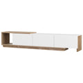 Artiss TV Cabinet Stand Extendable White Oak Entertainment Unit