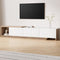Artiss TV Cabinet Stand Extendable White Oak Entertainment Unit