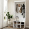 Artiss Shoe Rack Cabinet Coat Hall Tree 180cm White