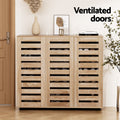 Artiss Shoe Rack Cabinet 30 Pairs Adjustable Shelves