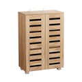 Artiss Shoe Rack Cabinet 20 Pairs 5-Tier Wood Storage