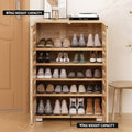 Artiss Shoe Rack Cabinet 20 Pairs 5-Tier Wood Storage