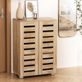 Artiss Shoe Rack Cabinet 20 Pairs 5-Tier Wood Storage