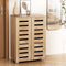 Artiss Shoe Rack Cabinet 20 Pairs 5-Tier Wood Storage