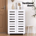 Artiss Shoe Rack Storage Cabinet 20 Pairs 5-Tier White