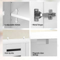 Artiss Shoe Rack Storage Cabinet 20 Pairs 5-Tier White