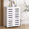 Artiss Shoe Rack Storage Cabinet 20 Pairs 5-Tier White