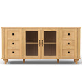 Artiss 150cm Buffet Sideboard Storage Cabinet Faux Drawer Pine