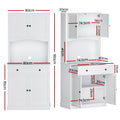 Artiss White Buffet Sideboard Cabinet Storage Cupboard Shelves Hutch