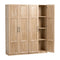 Artiss 2x Buffet Sideboard Cabinet Pantry Hutch Kitchen Storage Organiser Pine