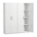 Artiss 2x Buffet Sideboard Cabinet Pantry Hutch Kitchen Storage Organiser White