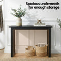 Artiss Console Table 110cm Black