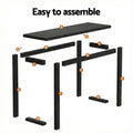 Artiss Console Table 110cm Black