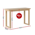 Artiss Console Table 110cm Pine Wood Hall Entry
