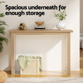 Artiss Console Table 110cm Pine Wood Hall Entry