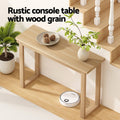 Artiss Console Table 110cm Pine Wood Hall Entry