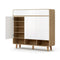 Artiss Shoe Rack Cabinet 25 Pairs Storage Cupboard Pine White
